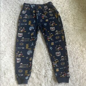 Worn Few Times - Disney Character Print Jogger Pants 4-5 Yrs